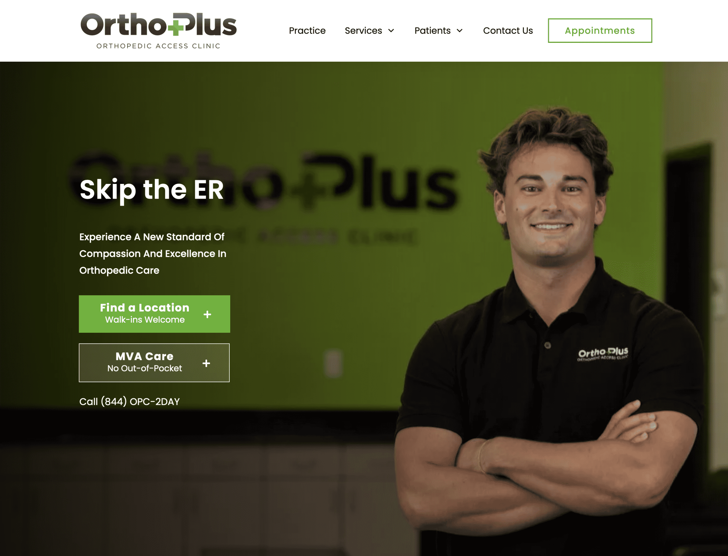 OrthoPlus Clinic - Okie Web Design, Oklahoma