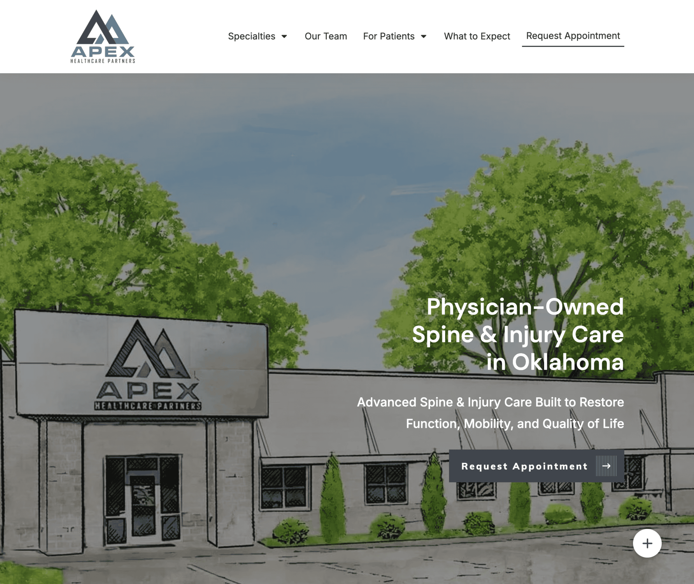 Apex Healthcare Partners - Okie Web Design